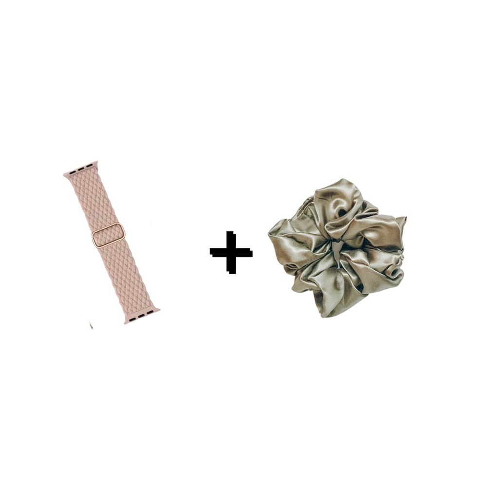 Apple Watch Stretchy Band + Random Scrunchie